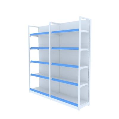 China MCZC Single Sided Customized Single Sided Retail Shelf With Stopper Display Stands For Supermarket for sale