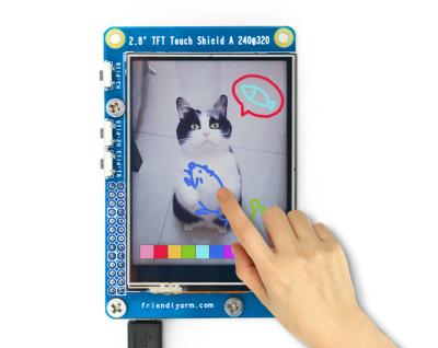 China Factory price 2.8 inch resistive touch screen lcd 240x320 for pi 2.8 inch for sale