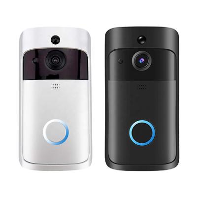 China Modern Wifi V5 Smart Wireless Doorbell Ring Doorbell Video Waterproof Homekit Wireless Doorbell With Camera for sale