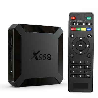 China 2020 Factory Price H.265 Android TV Box Decodificador Digital TV Box 2GB 16GB X96Q 4K Smart TV Set Top Box for sale