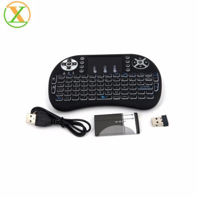 China Rii i8 2.4g Mini Keyboard 92 Keys Mini Keyboard ERGONOMIC Air Mouse ERGONOMIC Top Wireless Keyboard for sale