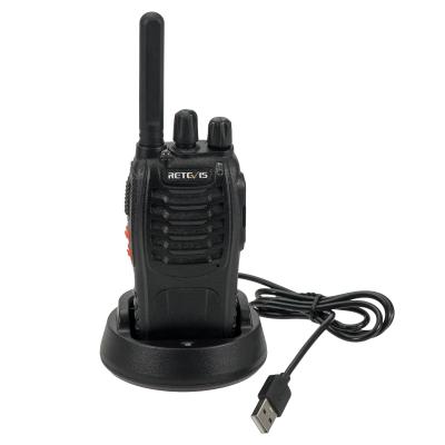 China New Cheap CTCSS/DCS Walkie Talkie 2W Retevis H777 Radio UHF FRS FRS Single Band Handheld Two Way USB 16CH Rechargeable 1000mAH for sale