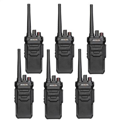 China IP67 Waterproof 6PACK Business Radio Set Retevis RT48/RT648 Two Way Radio Walkie Talkie Set For Hospital Warehouse Business Meetings for sale