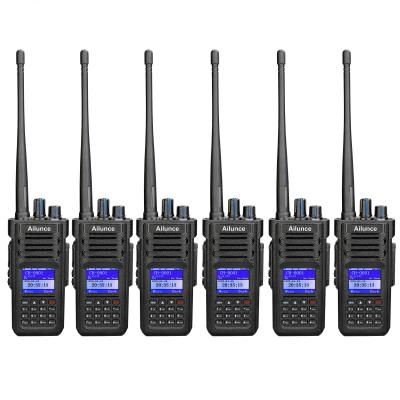 China 6Pack Ailunce HD1 Two Way Radio Ham Radio Set UHF+VHF DMR Digital IP67 OE Way Dual Band Amateur Radio 3200mAh(Li-ion) for sale