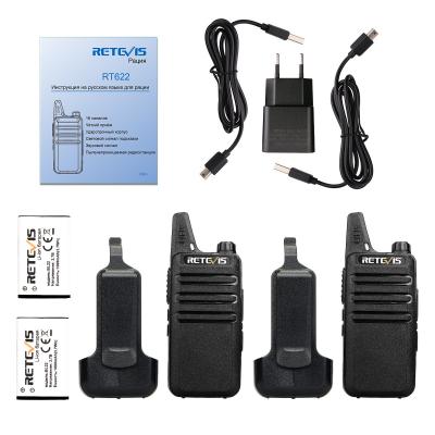 China Retevis RT622 Russian Manual Walkie Talkie 2pcs Version Two Way Radio for sale