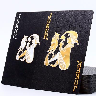 China Manufacturer Paper or Plastic Custom Playing Cards Waterproof PVC German Casino Majong Game Cards Printing Bulk Black Playing Cards for sale