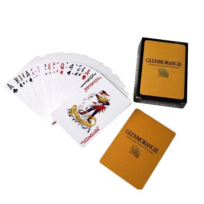 China Custom Event Gift 2.5*3.5” 80*127mm Tarrot Cards Casino Promotional Advertising Grade Playing Poker Cards for sale