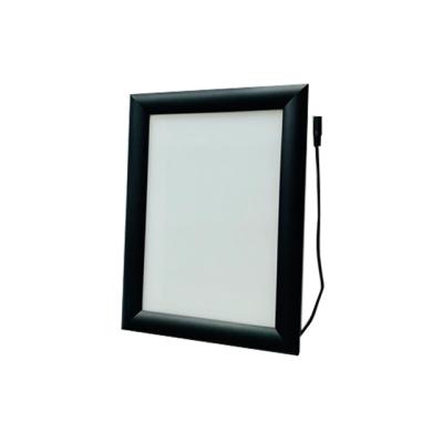 China Aluminum Alloy A4 A3 A2 Ultra Slim Aluminum Indoor LED Display Advertising Light Box With Snap Frame for sale