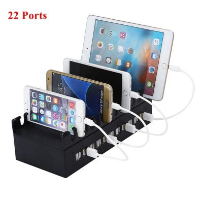 China UniversalÂ   22 Port Multi Hub USB Power Adapter Charging Station for Hotel, School Shopping Malls for sale