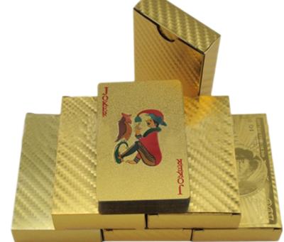 China Plastic Luxury Gold Playing Card Paper Packaging Box for sale