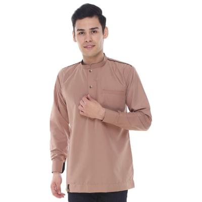 China Polyester Wholesale Muslim Clothing Mens Plain Kurta Fashion Kurta Designs New For Men for sale