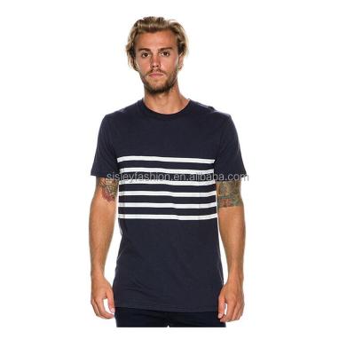 China Wholesale 100% mens pattern stripe cotton anti-pilling men t shirt t shrt/short sleeve fashion for sale