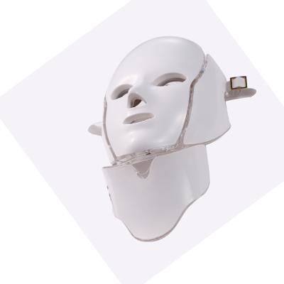 China Dye Removal Led Face Mask Programmable Wrinkle Removal Whitening Pthotn Therapy Facemask 7 Color LED Face Mask for sale