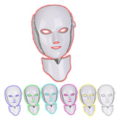 China Acne Treatment 2021 New 64 LED Lights Mask Photon Light Skin Beauty Therapy 3 Colors LED Facial Mask for sale