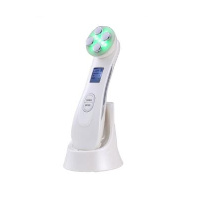 China Detox Face Skin EMS Mesotherapy Electroporation RF Radio Frequency Facial Massage Led Photon Skin Care Device Face Lift Tighten Beauty Machine for sale