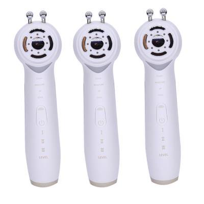 China Multifunctional Electric Ultrasonic Vibrating Anti-Puffiness Face Massager and Eye Massager Facial Device Beauty Equipment for sale