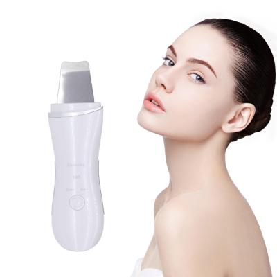 China 2021 Hot Sale Beauty Personal Electric Skin Care Device EMS DEEPLY CLEANING Skin Ultrasonic Facial Scrubber for sale