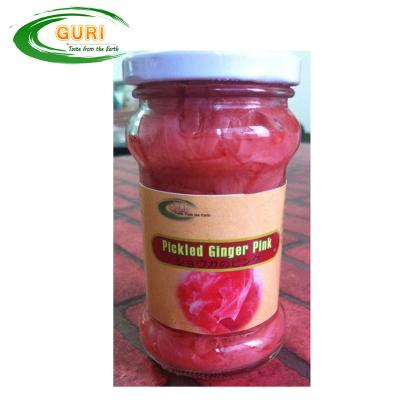 China PRESERVED Sushi Ginger Pickled Glass Jar Packing / Quality Pickled Ginger for sale