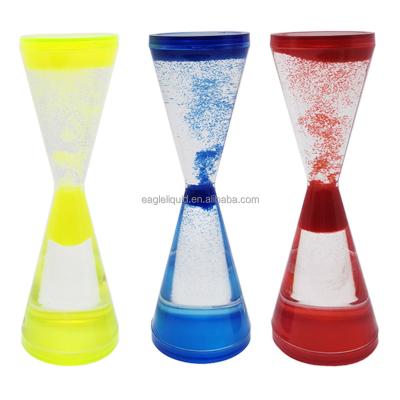 China Factory Wholesale Minimalist Tumbler Shaped Sand Liquid Anti-Gravity Reverse Timer Flow Sensory Motion Bubbler Timer for sale