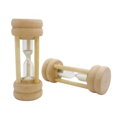 China Promotional Wooden Clock 1 Minute Mini Sand Wooden Timer 3 5 Floating Kitchen Liquid Hour Sand Glass Timer for sale