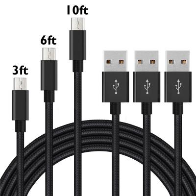 China Wholesale Type C Charging Data Mobile Phone Factory USB C Cable 3ft 1M Braided USB 2.0 Fast Sync Tie Charging Cable For Samsung Have Power for sale