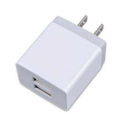 China 2021 Mobile Phone Tablet USB Charger, Charger Pad, 2.1A/5V 2-Port USB Plug Adapter Power Brick Cube Charging MP3 Wall Box for sale