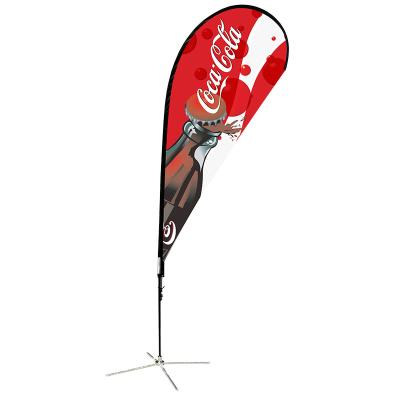 China Hot direct wholesale feather flags free satnding outdoor flag banner for sale