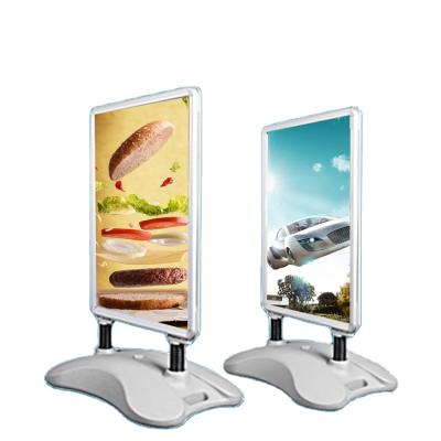 China Durable Large Format Banner Stand Outdoor Instant Swing Sign Large Frame Banner for sale