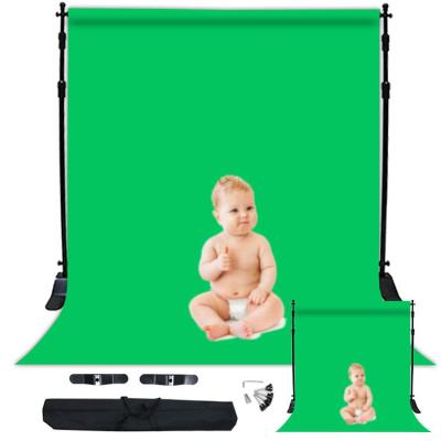 China ADMAX Solid Color Roll Up Green Living Screen Photography Backdrop Green Photo Backdrop 3*6m for sale