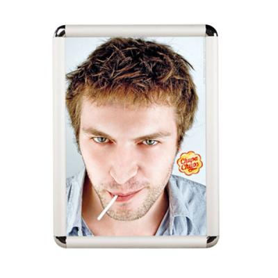 China Change Image Snap Frame 25mm Width Around Corner Aluminum Snap Frame Poster Frame for sale