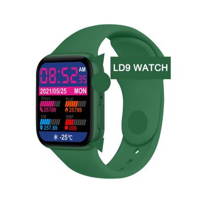 China Latest MP3 Playback Call Smart Watch LD9 Sport Wristband Watch 320*385 Touch Screen IP67 Waterproof Watch7 BT Watch for sale