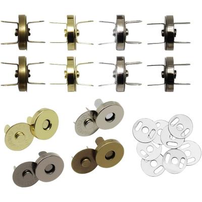 China 40 Sets Viable Magnetic Button Clasps Snaps Fastener Clasps DIY Craft Sewing Buttons Knitting Buttons Sets For Sewing, Craft, Bags for sale