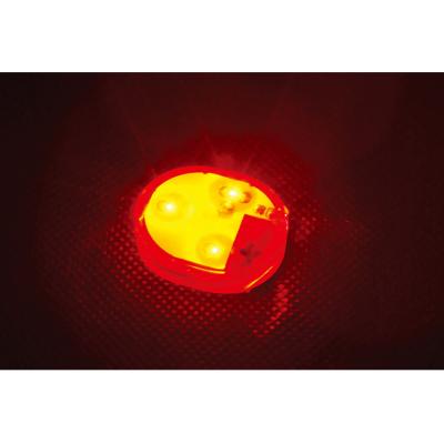 China Eco-friendly Customize Colouful Garment Accessories 3 LED Shoe Flashing Light Up Sneakers Clothes Bag Light For Glowing Decoration for sale