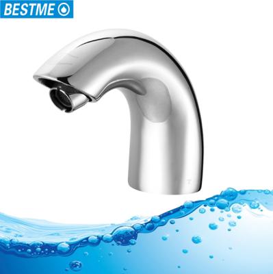 China Metered Faucets Deck Mounted Touch Sensor Electronic Automatic Bathroom Faucet for sale