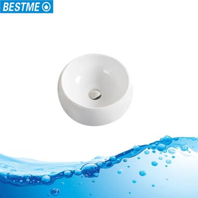 China Economic Modern Ceramic Round Basin Desgin White Hand Basin Sink for sale