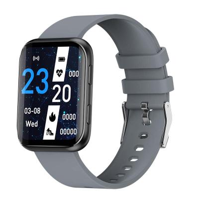 China k08 Tuya Touch Screen Google Smart Watch Heart Rate Pedometer Sleep Monitoring Fit News Push Custom LOGO Packing Model Alexa Google FIT for sale