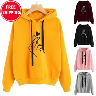 China Custom Women's Hoodies Sweatshirts Anti-wrinkle Women Hoodies Fashionable Multicolor Pullover Sweatshirts for sale