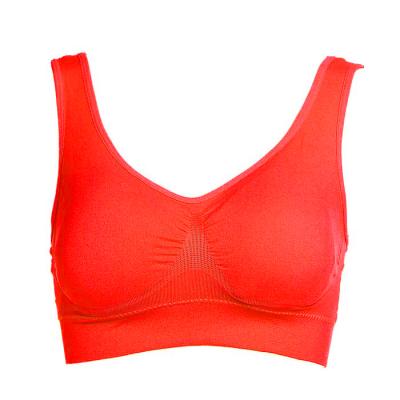 China OEM Front Shrinking Bra Custom Nylon QUICK DRY Women's Seamless Bra Underwear Brief Style for sale