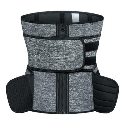 China Antibacterial Fitness Women Waist Trainer Sweat Belt Waist Trimmer Slimming Tummy Control Belt Weight Loss Support Slimming Belt Corset for sale