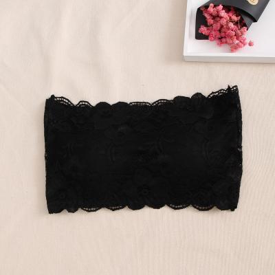 China QUICK DRY Girls Lightly Lace Up Bra Student Korean Short Tube Top Wrap Strapless Bra for sale