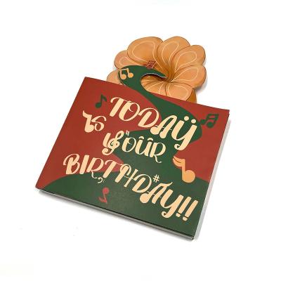 China Europe's best-selling happy birthday pop up card birthday gift greeting card phonograph happy birthday wholesale greeting cards for sale