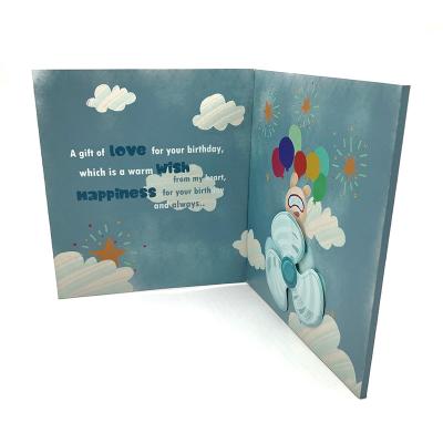 China Wholesale Printing Europe Pilot Premium Happy Birthday 3D Stereo Pop Up Greeting Cards Happy Birthday Auto Greeting Cards for sale