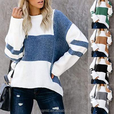 China 2022 New Arrival Autumn Winter Anti-shrink Fashion Loose Women's Casual Sweater for sale