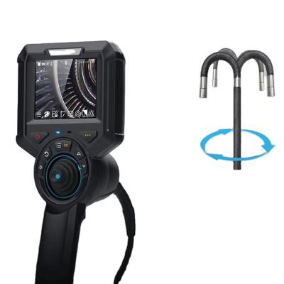 China 4ways Articulating Inspection Camera 4ways High Resolution 6mm Articulating Video Endoscope With 3.5 Inch Display for sale