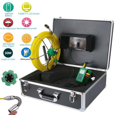 China Waterproof / Waterproof IP68 Deep Water Video Pipe Inspection Camera Underwater Fishing Camera for sale