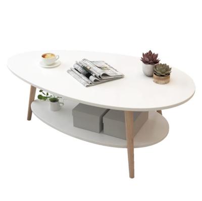 China Modern glass tea table home furniture living room coffee table MDF table top solid wooden for sale