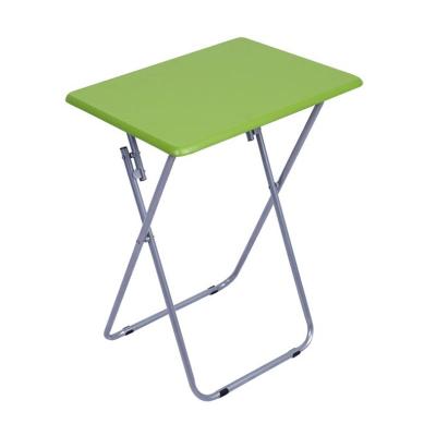 China Green Desktop Foldable Stall Camping MDF Easy Carry Portable Folding Table Small for sale