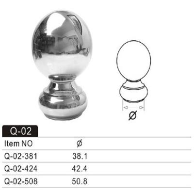 China professional stainless steel balustrade ball fencing fittings Q for sale