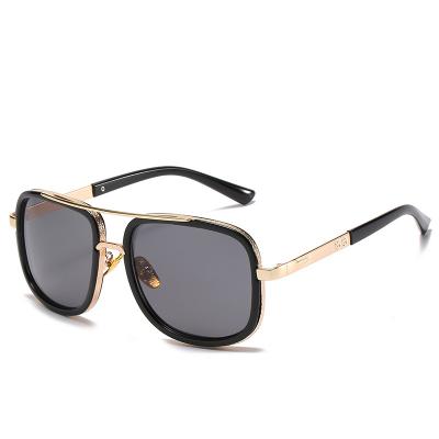 China Outdoor Sunglasses 2022 Men's Beach Sunglass Fashion Oversized Thick Frame Sun Glasses for sale