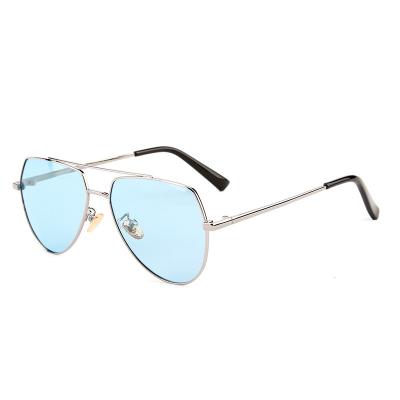 China Trendy New Fashion Sunglasses Children's Glass Sunglasses Metal Frame New Sunglasses for sale